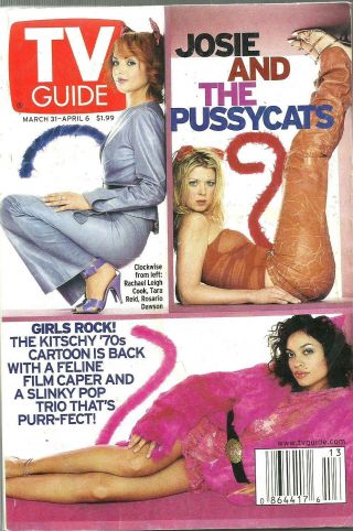 Tv Guide - 3/2001 - Josie And The Pussycats - Valerie Harper - Philadelphia,  Pa Edition