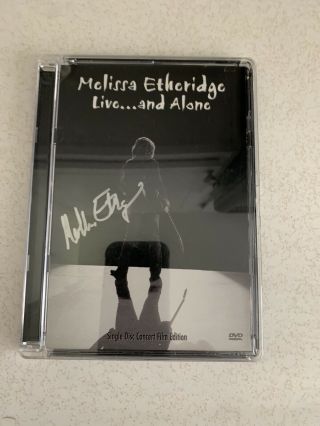 Melissa Etheridge Live And Alone Autographed Dvd