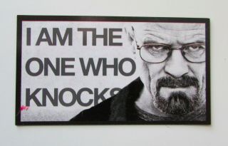 Breaking Bad Walter White Heisenberg " I Am The One Who Knocks " Fridge Magnet