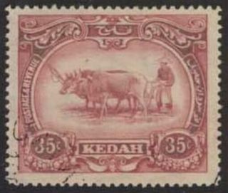 Malaya Kedah Kgv 1926 Issue 35 Cents Scott 39 Sg59 Cv £45