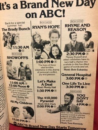 Vintage TV GUIDE July 5,  1975 Tony Orlando And Dawn NY Metro Edition 3