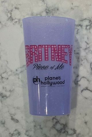 Britney Spears Piece Of Me Las Vegas Residency Collectible Souvenir Cup 2016