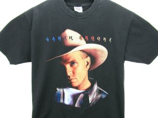 Vtg Garth Brooks Fresh Horses Size Adult Large T Shirt Concert Tour Tee Country