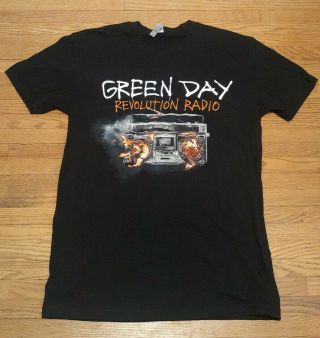 Green Day Revolution Radio 2017 Concert Tour Shirt Tag Medium