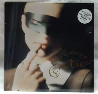 Madonna Erotica 12 " Single Vinyl Import Limited Edition W/poster