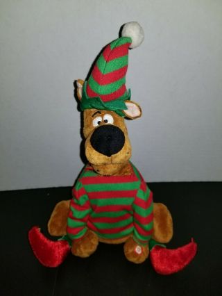 Gemmy 2006 Sings & Dances Wish You A Merry Christmas Scooby Doo 10.  5 " Plush