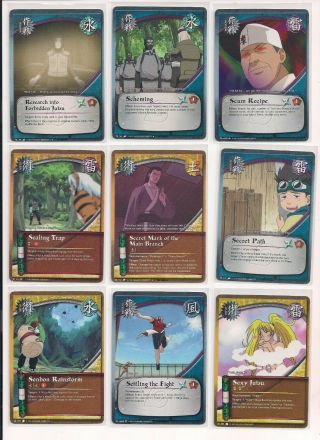 Assorted Naruto Cards Ccg Tcg / U You Pick / Choose From List (sa To Sy) Choice