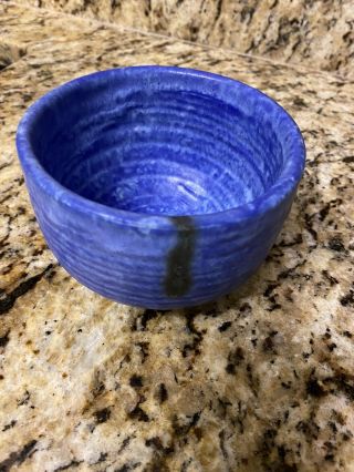 Mccarty Pottery Cobalt Blue Bowl