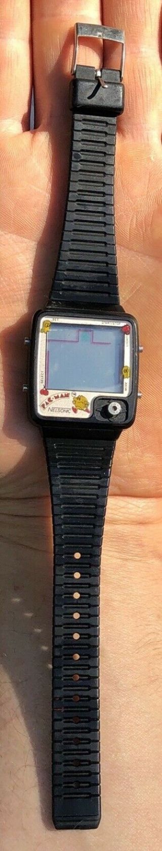 Rare 1980 M Z Berger Nelsonic Bally Midway Pac Man Pacman Game Watch