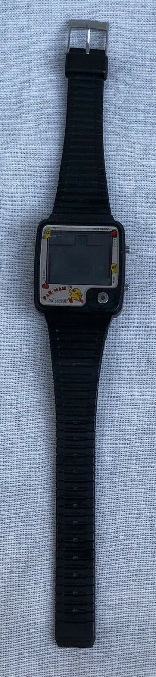 Rare 1980 M Z Berger Nelsonic Bally Midway Pac Man Pacman Game Watch 3