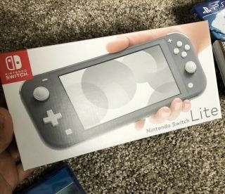Nintendo Switch Lite Handheld Console - Gray - In Hand