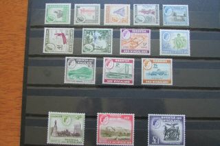 Xl5227: Rhodesia & Nyasaland Complete Qeii Stamp Set To £1 (1959) : Sg18 - 31