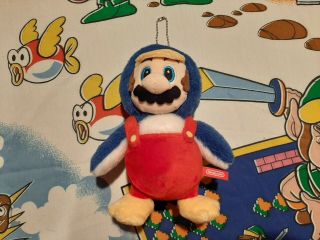 Rare Nintendo Tokyo Penguin Mario Plush Toy Doll Official Japan Fuzzy