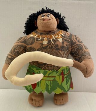 Disney Moana Maui Demigod 10 " - 11 " Soft Plush Doll Toy
