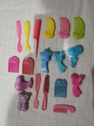 Vintage My Little Pony G1 Brushes Combs Accessories Mlp