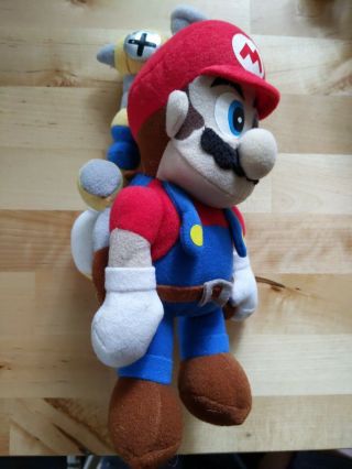 Vintage Nintendo Mario Sunshine Fludd Bd&a Plush Toy