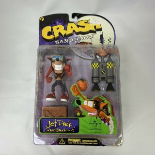 Brand Crash Banditcoot Series One Jet Pack Action Figurine 1998