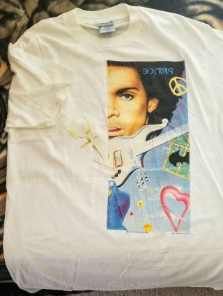 Prince 1990 Unisex Xl Tee Shirt.  Never Worn.  Stored.  Decent Weight Fabric.