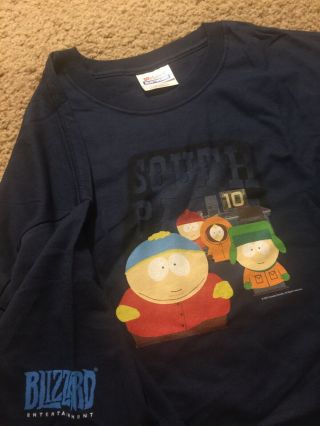 Blizzcon 2019 South Park World Of Warcraft Wow Shirt Adult X - Large Blizzard Rare