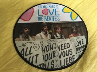 The Beatles All You Need Is Love Picture Disc 7” Vinyl 81