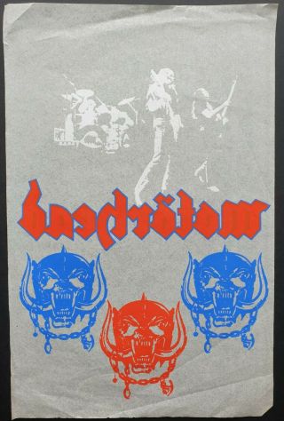 Motorhead Vintage Transfer For T Shirt Design Heat Press/iron On Lemmy