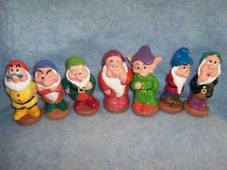 Vintage Disney - The Seven Dwarfs Set,  5 ½” Vinyl