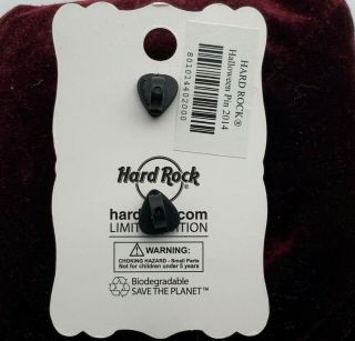 RARE Hard Rock Cafe BALI 2014 HALLOWEEN PIN Sexy Devil Girl 3D Skull JEWEL eyes 3