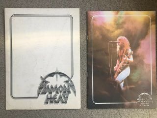 Diamond Head Borrowed Time Uk Tour Programme 1982 Rare