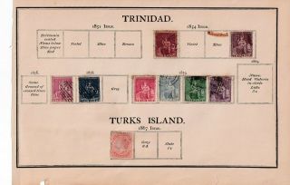 Trinidad Page From 1870 Album - Mid 1800 