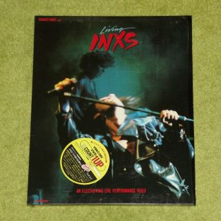 Inxs Living Inxs - Rare 1986 Japan Vhd Video Disc Laserdisc (michael Hutchence)