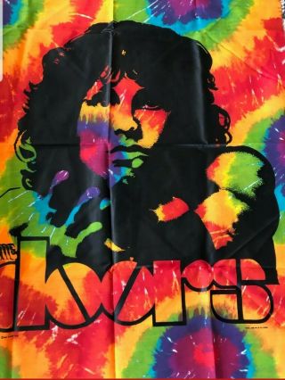 The Doors Jim Morrison Tie Dye Wall Hanging Tapestry Rock Hippie Festival