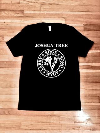 U2 Joshua Tree Ramones Tribute Concert Tshirt Xxl Limited Edition Rare