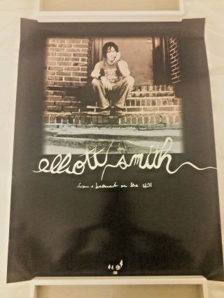 Rare Elliot Smith - From A Basement On A Hill Promo Poster Nick Drake Ben Folds
