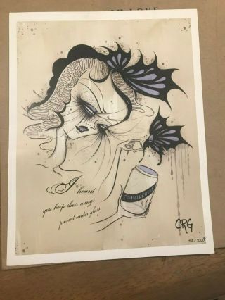 Afi Crash Love Limited Edition Lithograph By Camille Rose Garcia