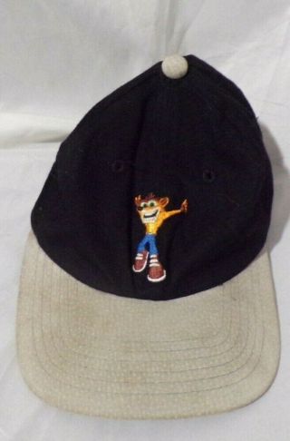 Vintage Crash Bandicoot Hat Playstation Sony Ps1 Vtg Rare