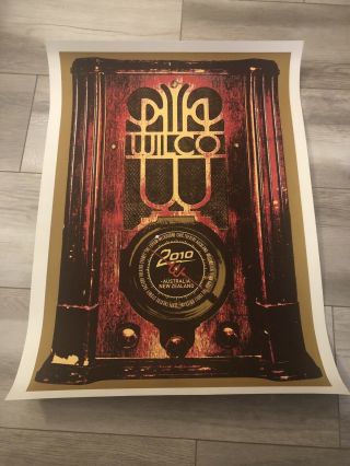 Wilco 2010 Australia/new Zealand Concert Tour Poster Official
