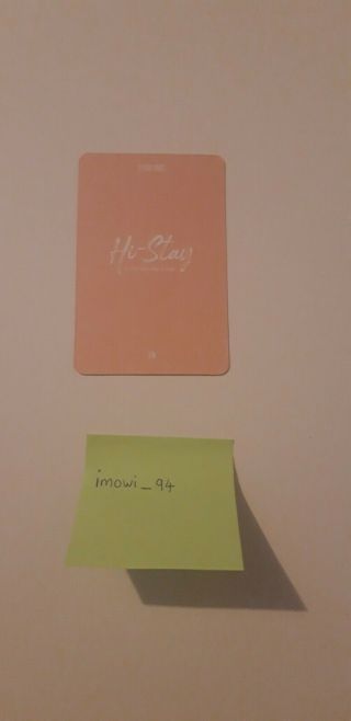 Official Stray Kids Hi - Stay In Seoul Jeongin/I.  N.  Pink Photocard (UK Seller) 2