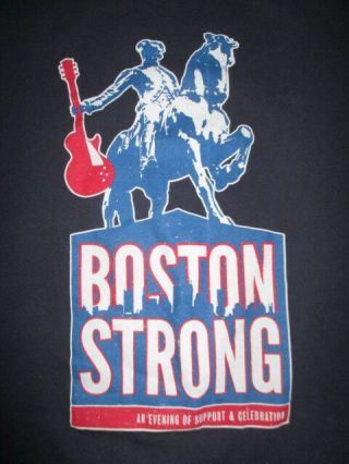 2013 Boston Strong Concert Aerosmith J Geils Jimmy Buffett James Taylor Xl Shirt