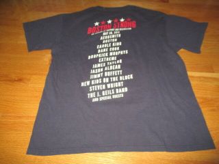 2013 BOSTON STRONG Concert AEROSMITH J GEILS JIMMY BUFFETT JAMES TAYLOR XL Shirt 3