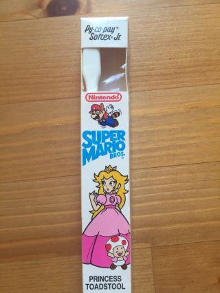 Vtg Rare 1991 Princess Peach Nintendo Mario Bros.  3 Toothbrush Nos 90 