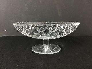Crystal Clear Glass Bowl On Stand.  21 X 9 Cm 309