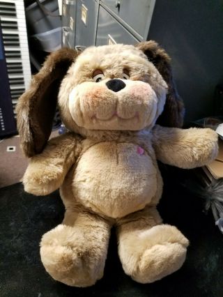 Vintage Mattel 1986 Feeling Special Plush Dog Puppy Special Pets Huggy Buddy