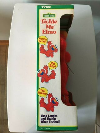 Tyco Tickle Me Elmo Doll 1996 Vintage Sesame Street 3