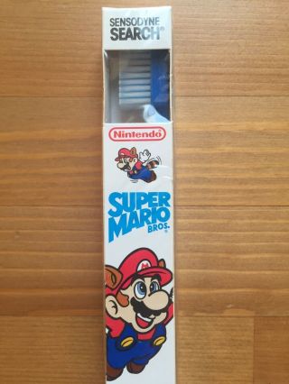 Vtg Rare 1991 Tanooki Nintendo Mario Bros.  3 Toothbrush Nos 80 