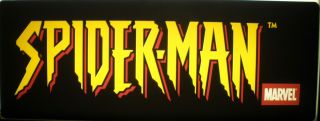Spider - Man Video Game Store Marquee Sign Video Game Display Memoribilia
