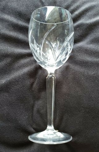 Waterford Crystal Lucerne Pattern Wine Goblet - Glass Acid Etch Mark