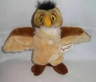 Walt Disney World 9 " Plush Owl Winnie Pooh Friend Stuffed Animal Vintage Toy