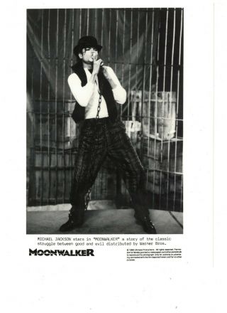Michael Jackson Moonwalker Uk Set Of 6 X Promo Photos 10 " X 8 "