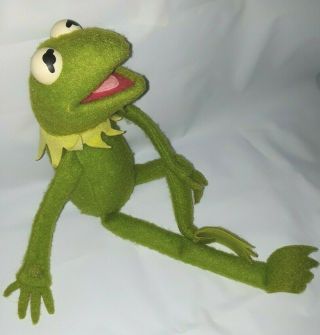 Vintage 1976 Kermit The Frog 850 Jim Henson Muppet Doll Fisher Price Plush Toy