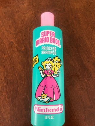 Mario Bros Princess Peach Shampoo By Revlon 1990 - Full